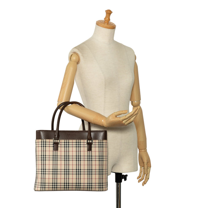 BURBERRY House Check Tote Tote Bag