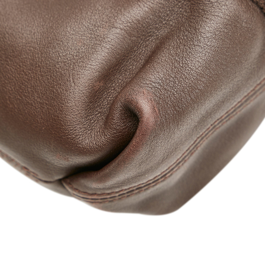 Brown Top quality Hermes Caravan Horizontal Tote Bag