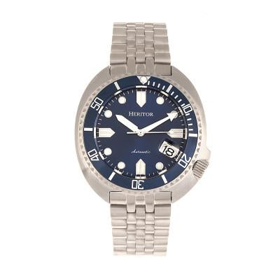 Heritor Automatic Morrison Leather-Band Watch w/Date