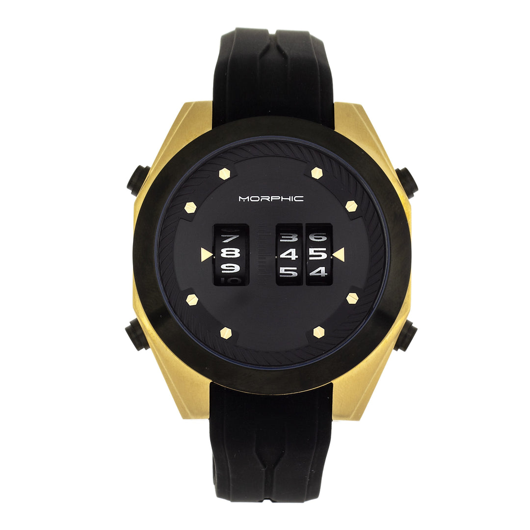 Morphic M76 Series Drum-Roll Strap Watch