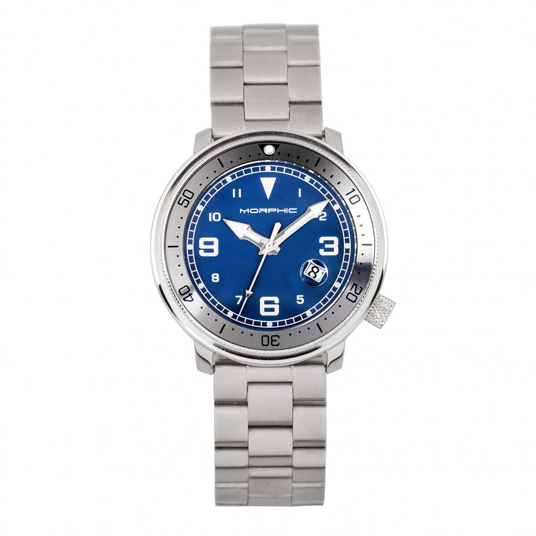 Morphic M74 Series Bracelet Watch w/Magnified Date Display