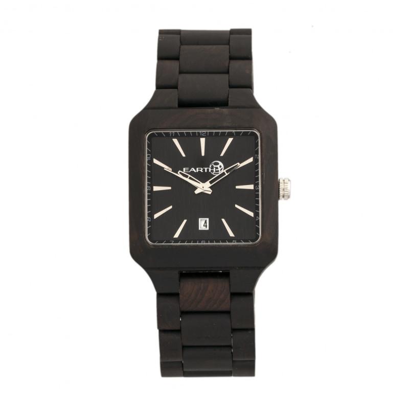 Earth Wood Arapaho Bracelet Watch w/Date - Olive - ETHEW3604
