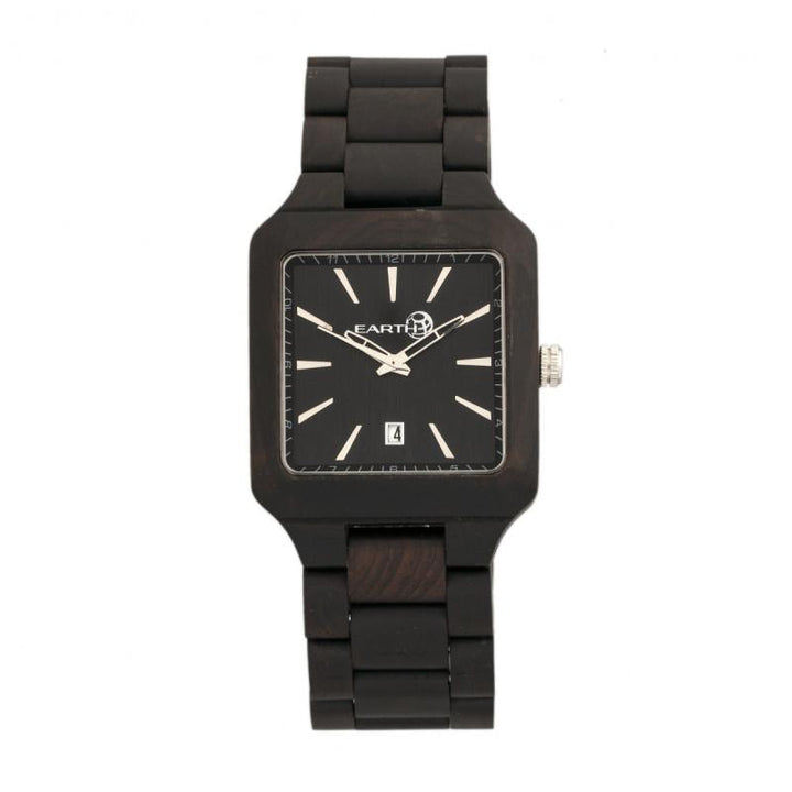 Earth Wood Arapaho Bracelet Watch w/Date - Olive - ETHEW3604