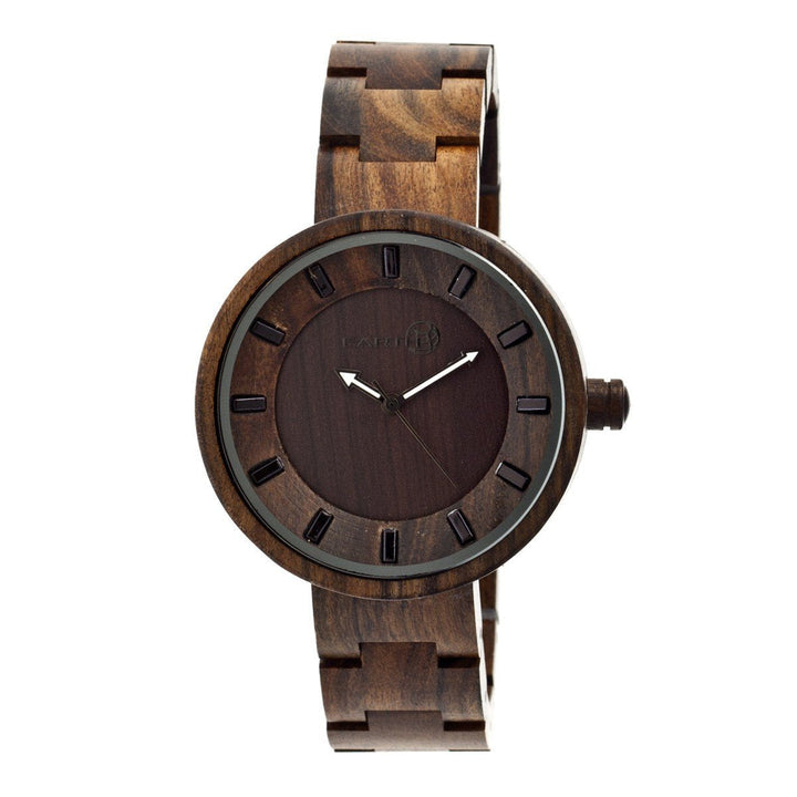Earth Wood Root Bracelet Watch- Dark Brown - ETHEW2502