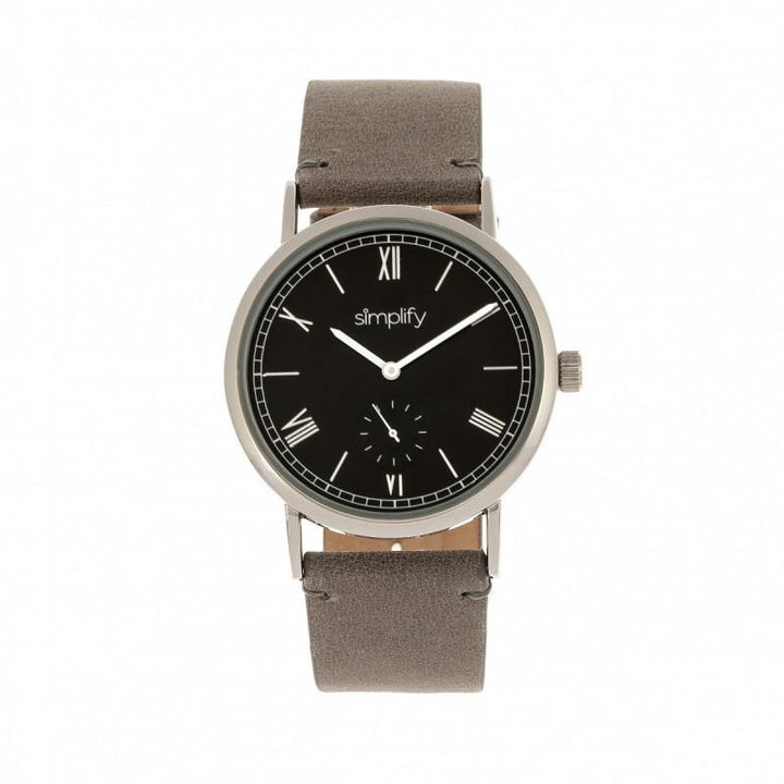 Simplify The 5100 Leather-Band Watch