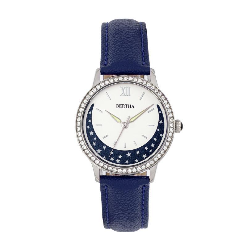 Bertha Dolly Leather-Band Watch