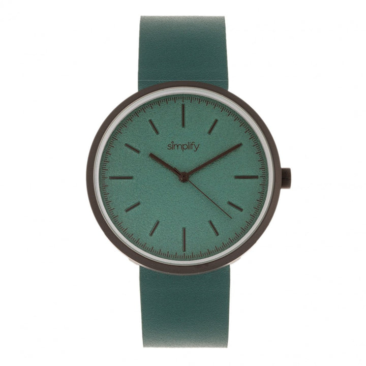 Simplify The 3000 Leather-Band Watch