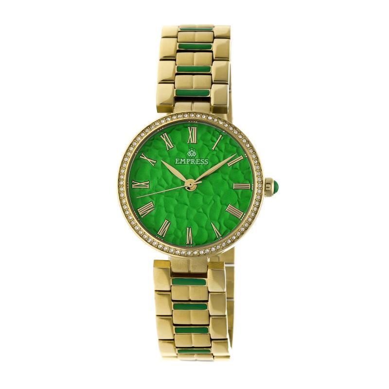 Empress Catherine Automatic Hammered Dial Bracelet Watch