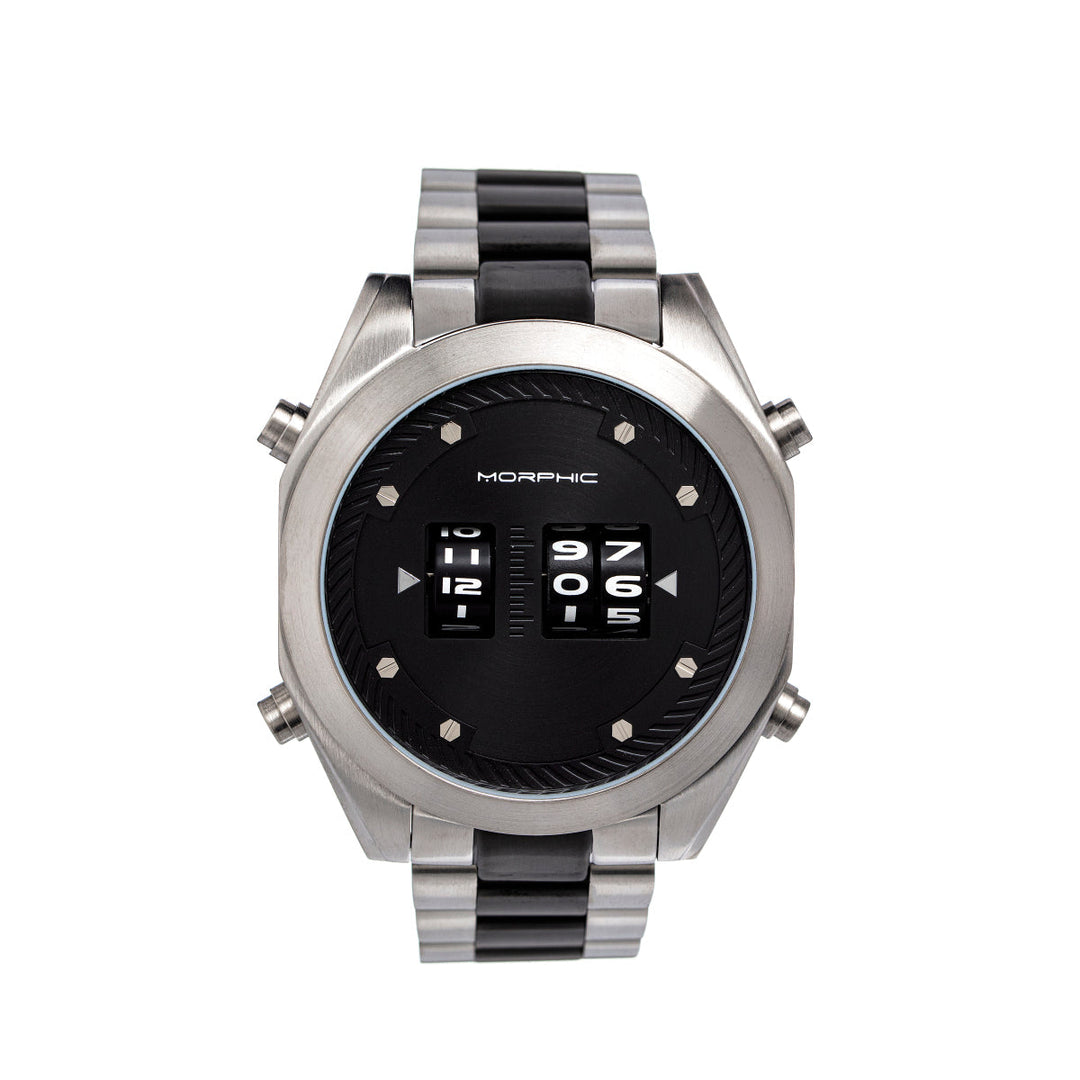 Morphic M76 Series Drum-Roll Strap Watch