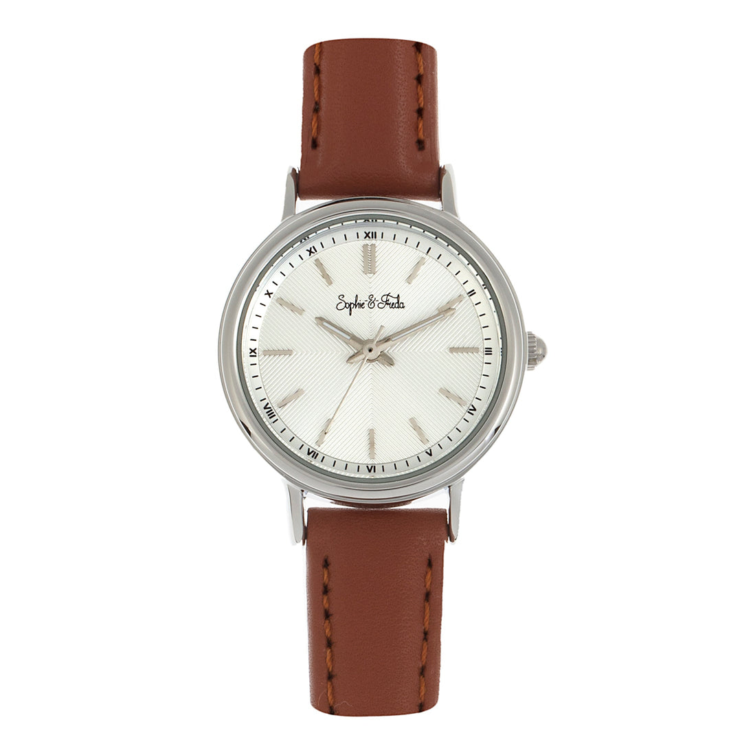 Sophie & Freda Berlin Leather-Band Watch - Brown