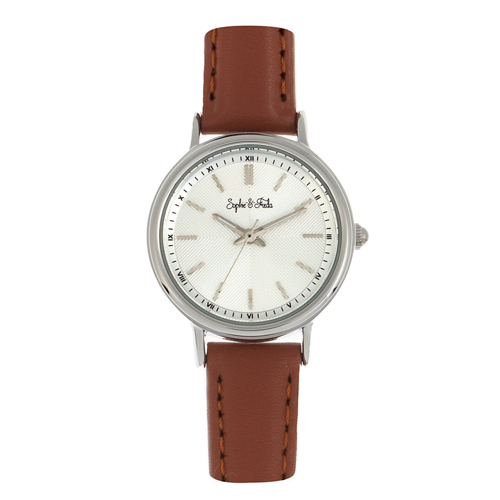 Sophie & Freda Berlin Leather-Band Watch - Brown