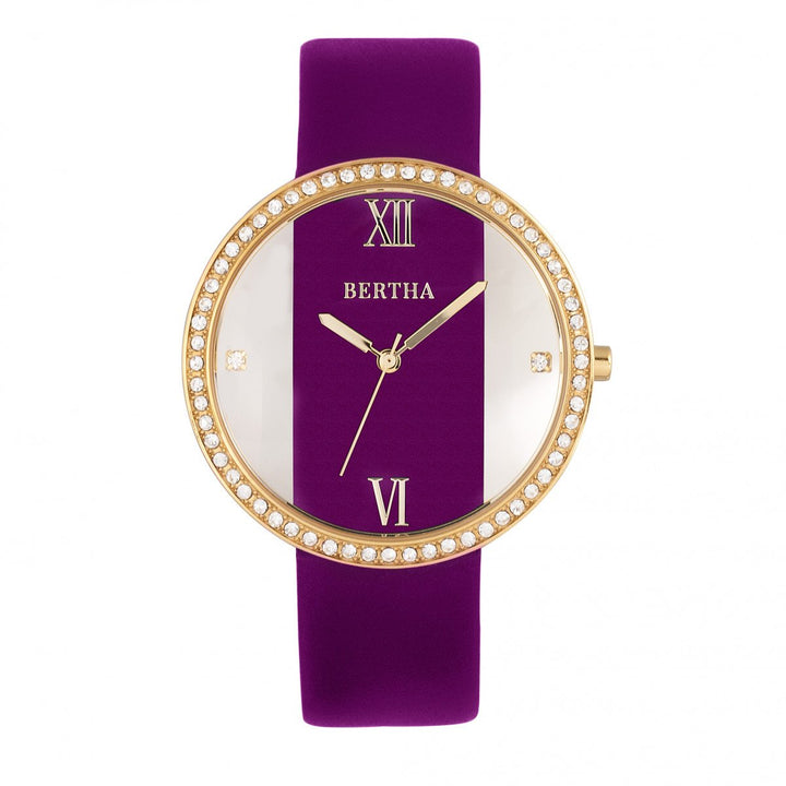 Bertha Ingrid Leather-Band Watch