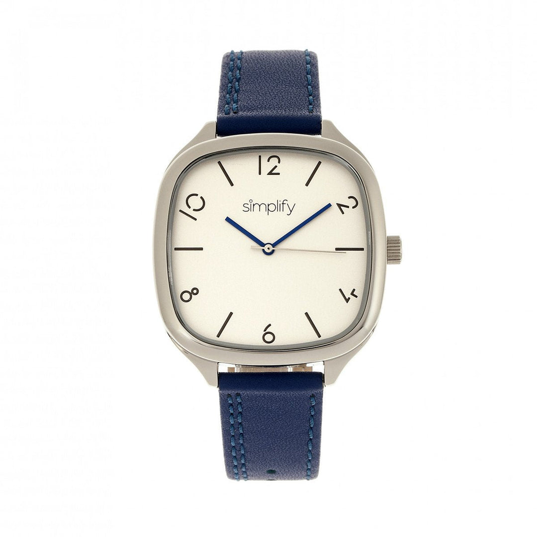 Simplify The 3500 Leather-Band Watch