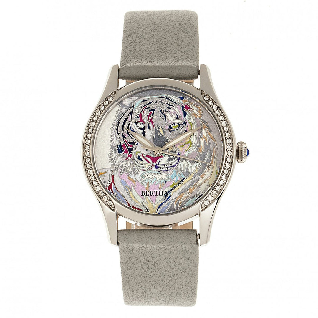 Bertha Annabelle Leather-Band Watch