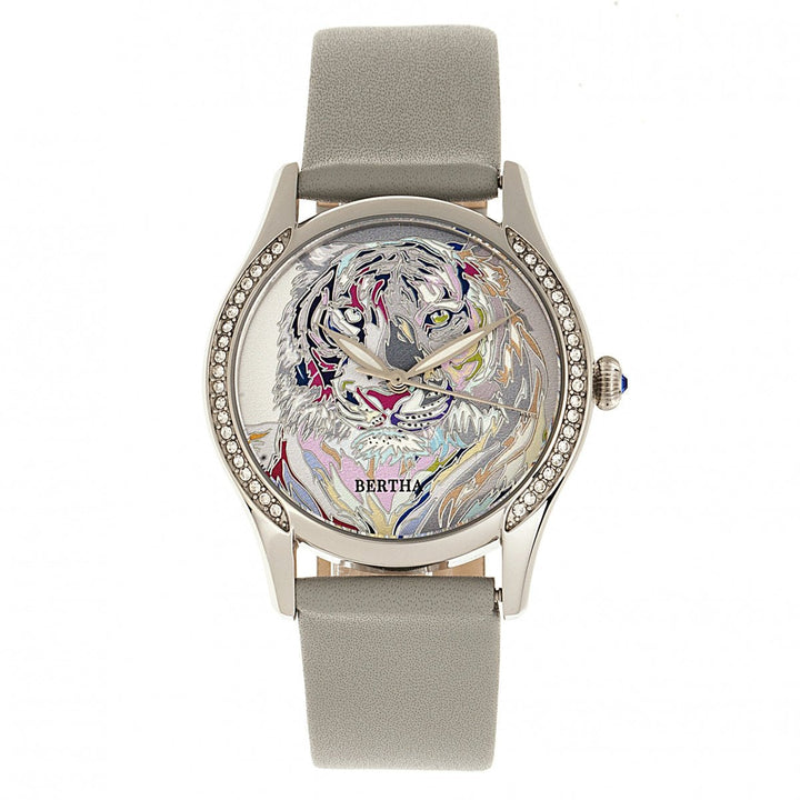 Bertha Annabelle Leather-Band Watch