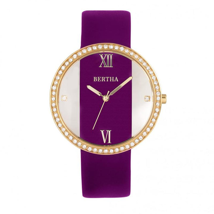 Bertha Ingrid Leather-Band Watch
