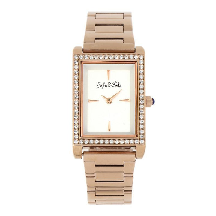 Sophie and Freda Wilmington Bracelet Watch w/Swarovski Crystals - Ruumur