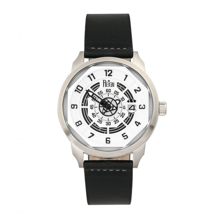 Reign Lafleur Automatic Leather-Band Watch w/Date