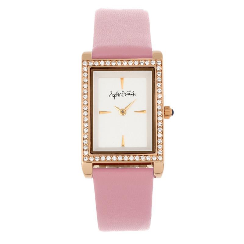 Sophie and Freda Wilmington Bracelet Watch w/Swarovski Crystals - Ruumur