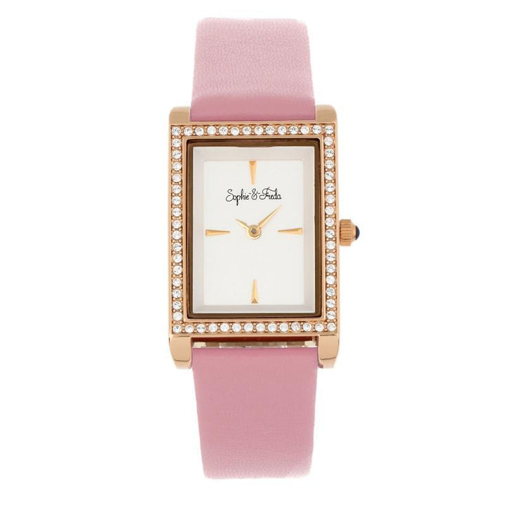 Sophie and Freda Wilmington Bracelet Watch w/Swarovski Crystals - Ruumur