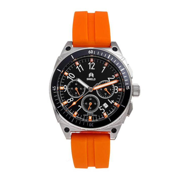 Shield Sonar Chronograph Strap Watch w/Date - Ruumur