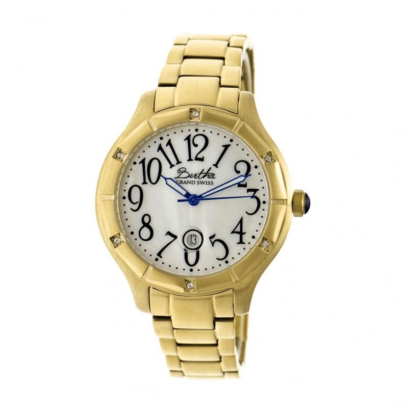 Bertha Jaclyn MOP Ladies Swiss Bracelet Watch