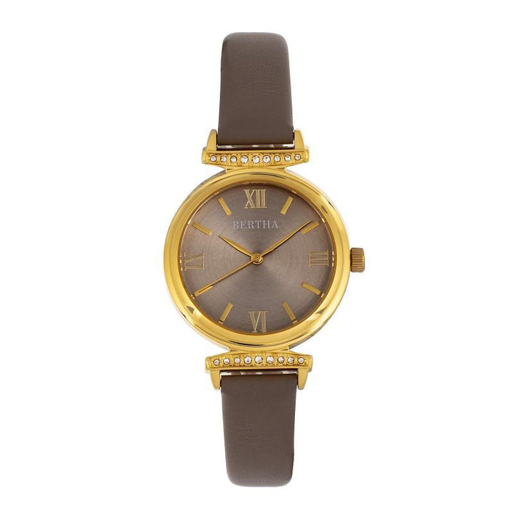 Bertha Jasmine Leather-Band Watch