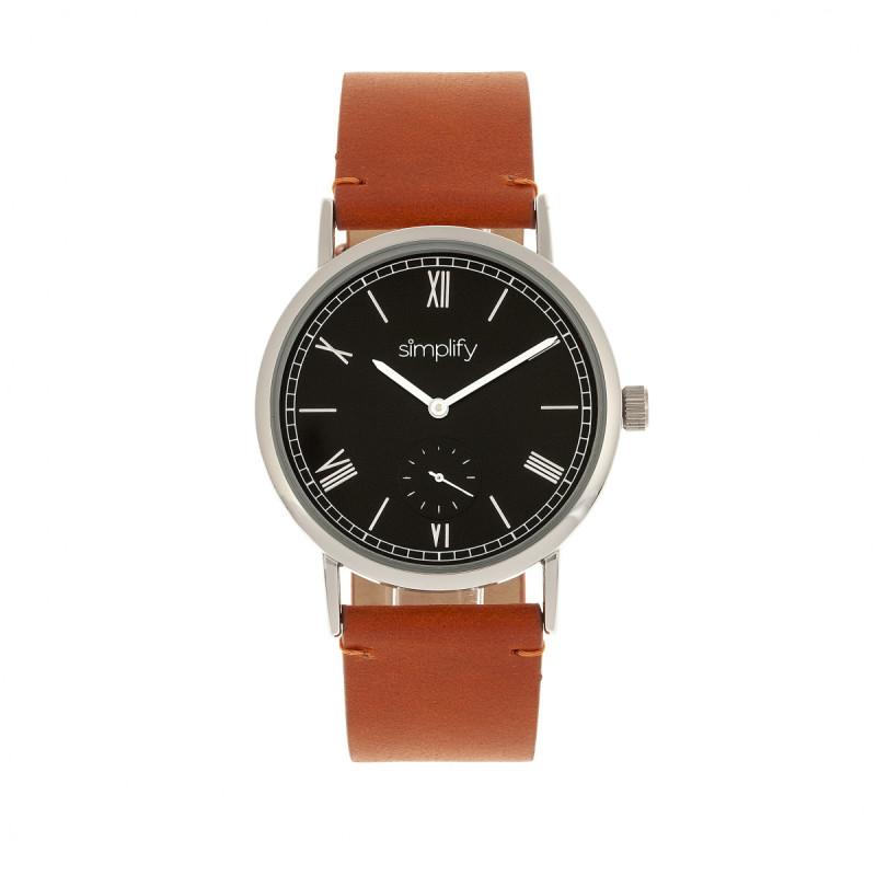 Simplify The 5100 Leather-Band Watch