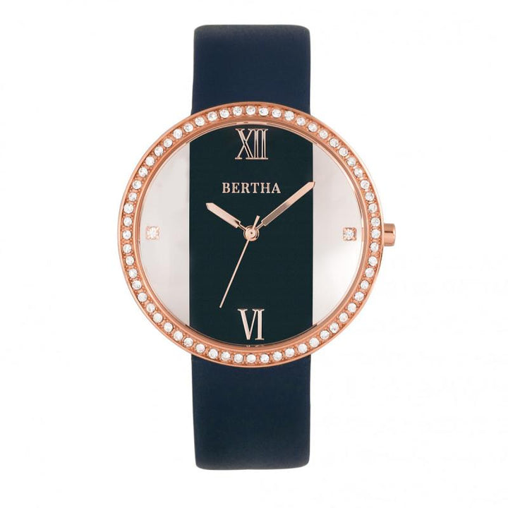 Bertha Ingrid Leather-Band Watch