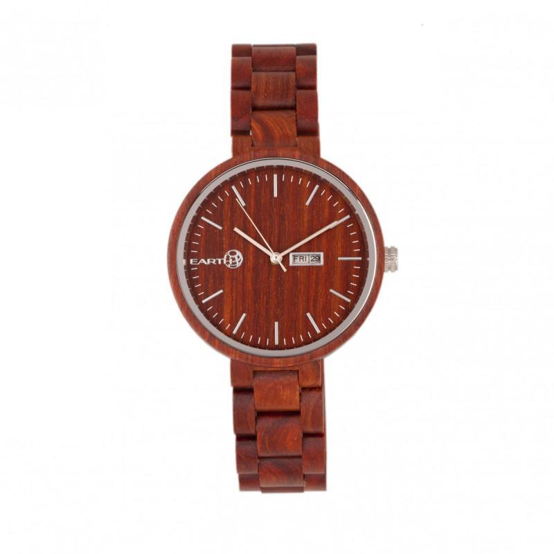 Earth Wood Mimosa Bracelet Watch w/Day/Date - Ruumur