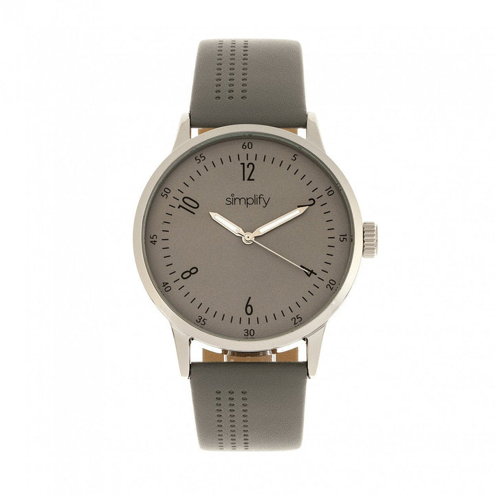 Simplify The 5700 Leather-Band Watch