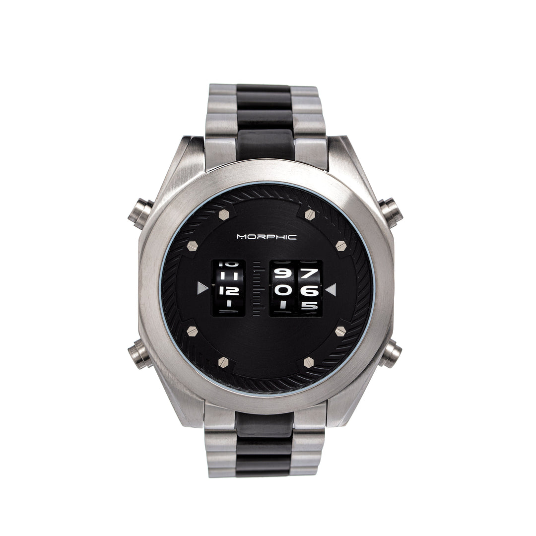 Morphic M76 Series Drum-Roll Strap Watch