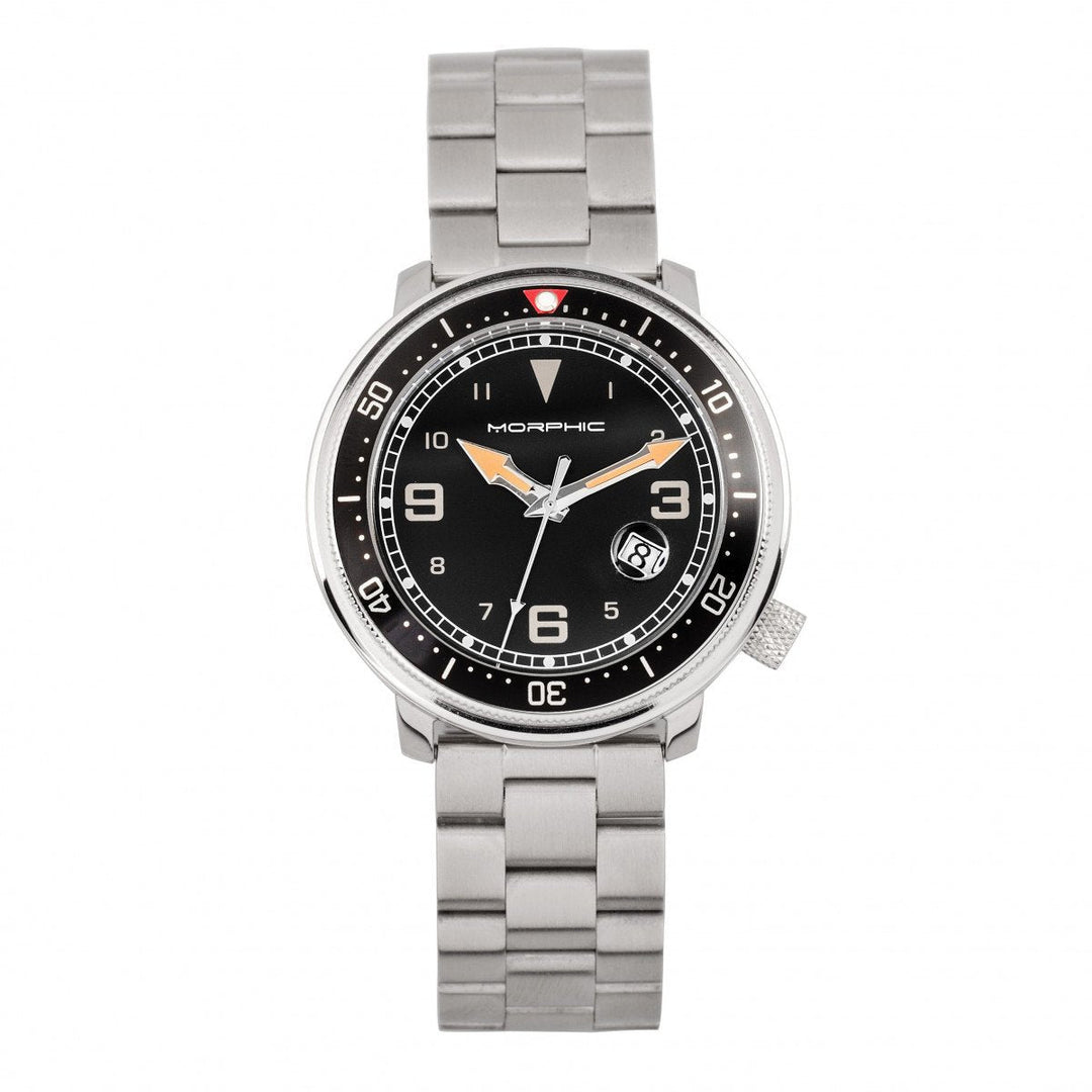 Morphic M74 Series Bracelet Watch w/Magnified Date Display