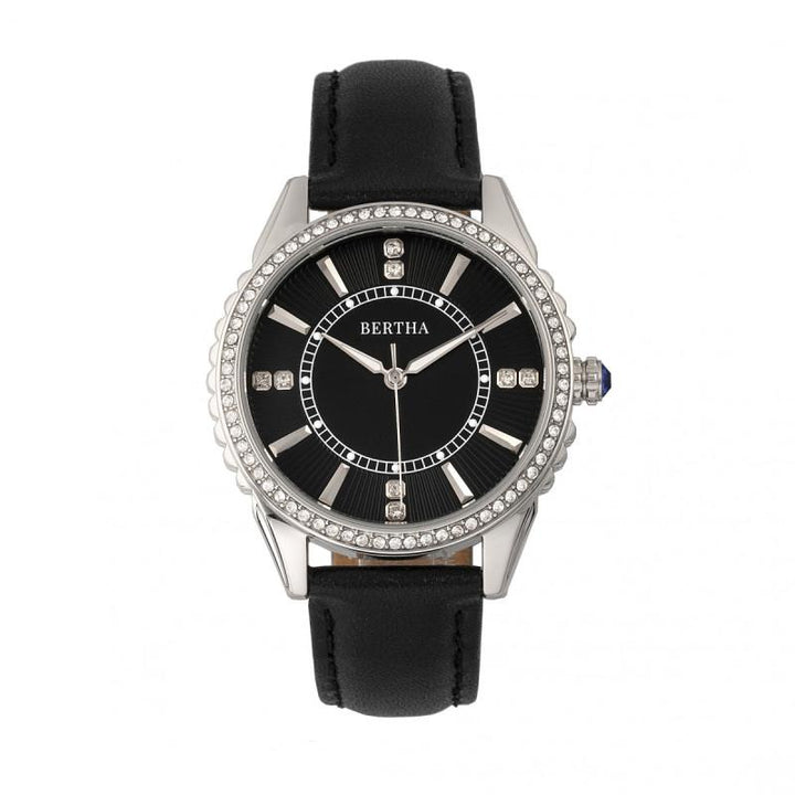 Bertha Clara Leather-Band Watch
