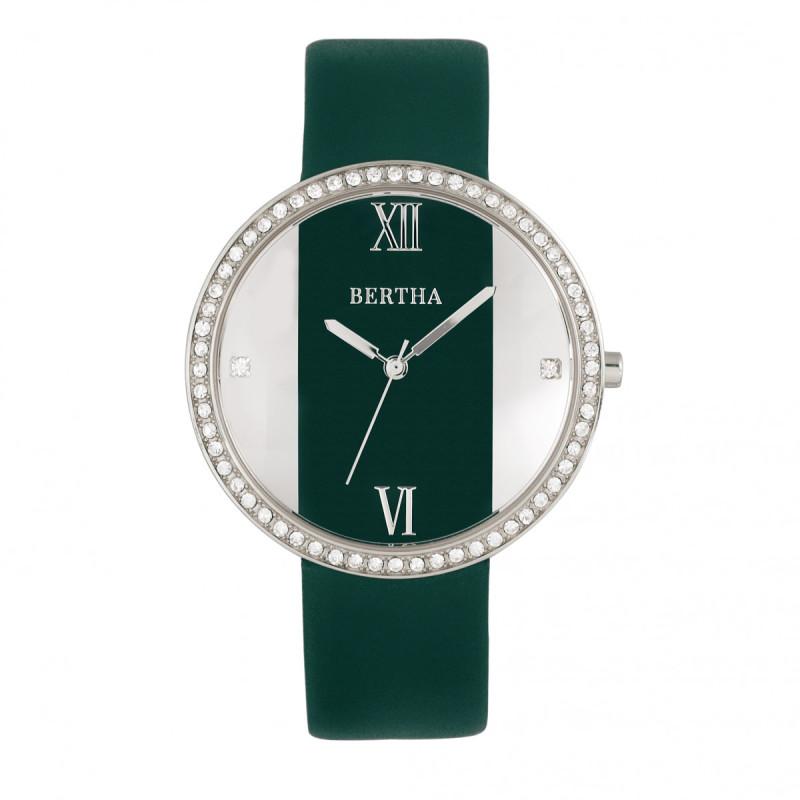 Bertha Ingrid Leather-Band Watch
