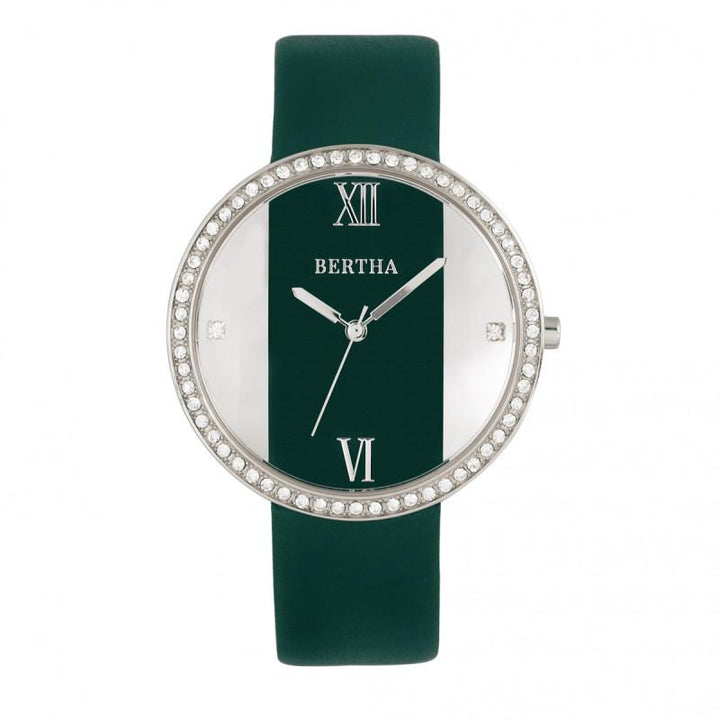 Bertha Ingrid Leather-Band Watch