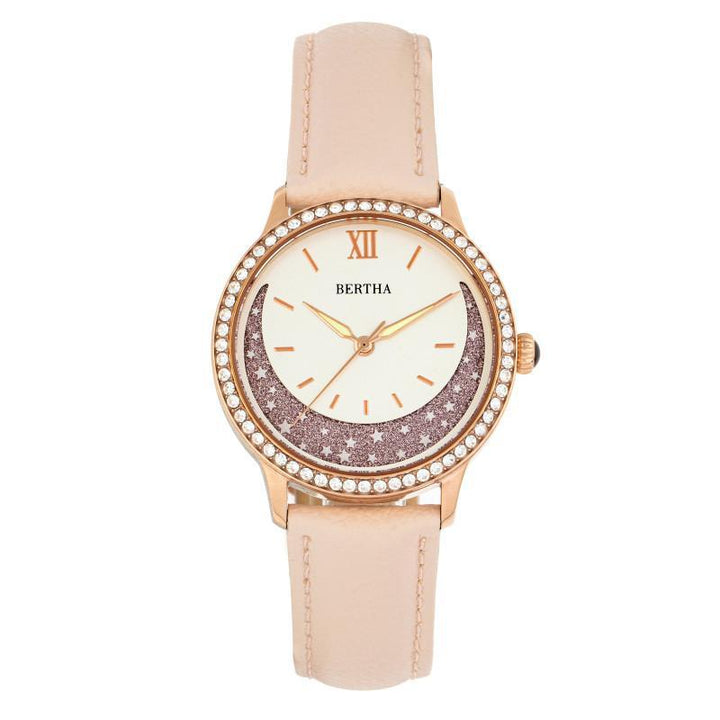 Bertha Dolly Leather-Band Watch