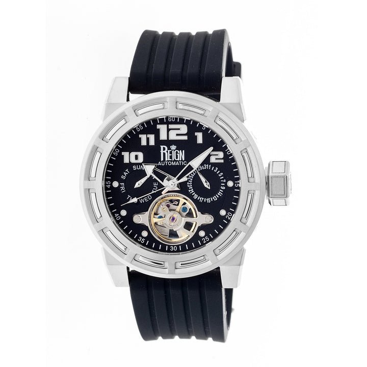 Reign Rothschild Automatic Semi-Skeleton Watch w/Day/Date