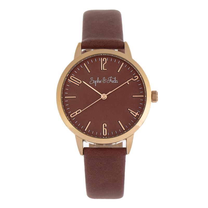 Sophie and Freda Vancouver Leather-Band Watch