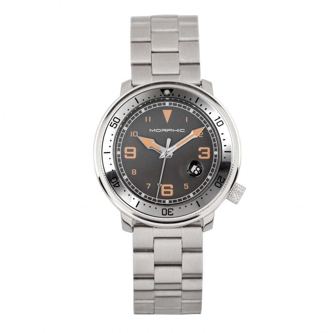 Morphic M74 Series Bracelet Watch w/Magnified Date Display