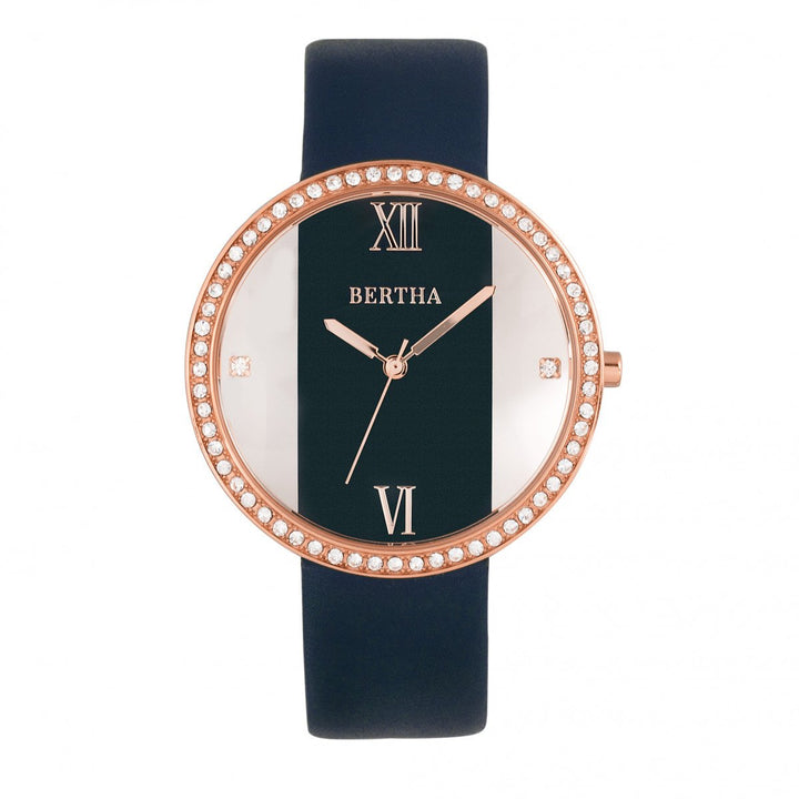 Bertha Ingrid Leather-Band Watch