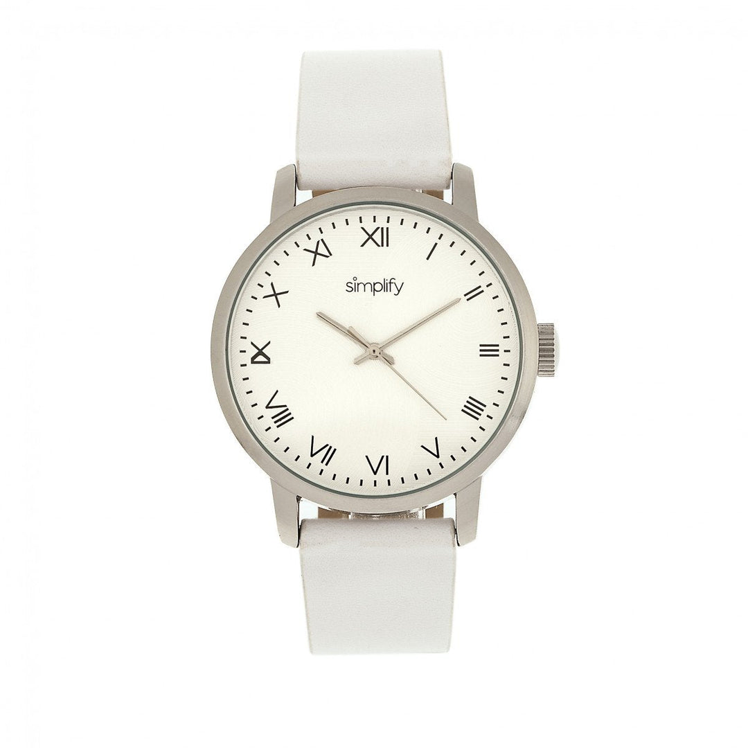 Simplify The 4200 Leather-Band Watch