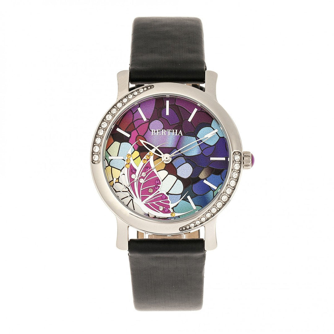Bertha Vanessa Leather Band Watch
