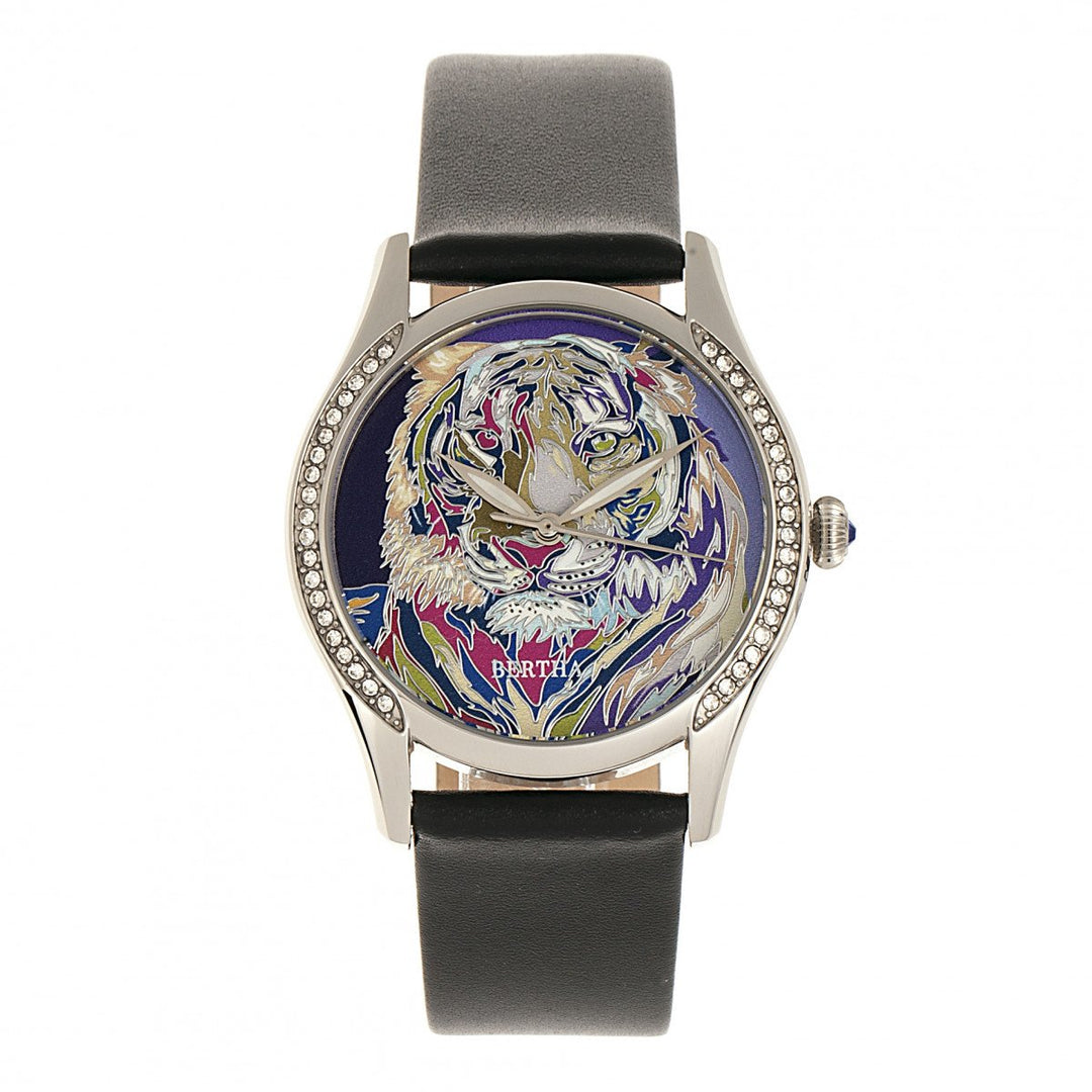 Bertha Annabelle Leather-Band Watch