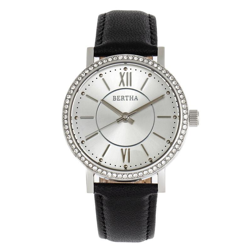 Bertha Lydia Leather-Band Watch