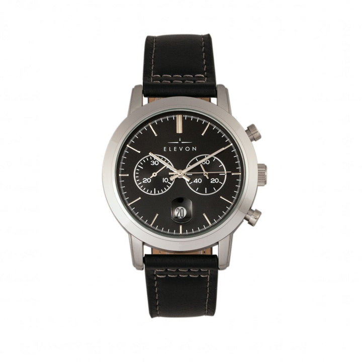 Elevon Langley Chronograph Leather-Band Watch w/ Date