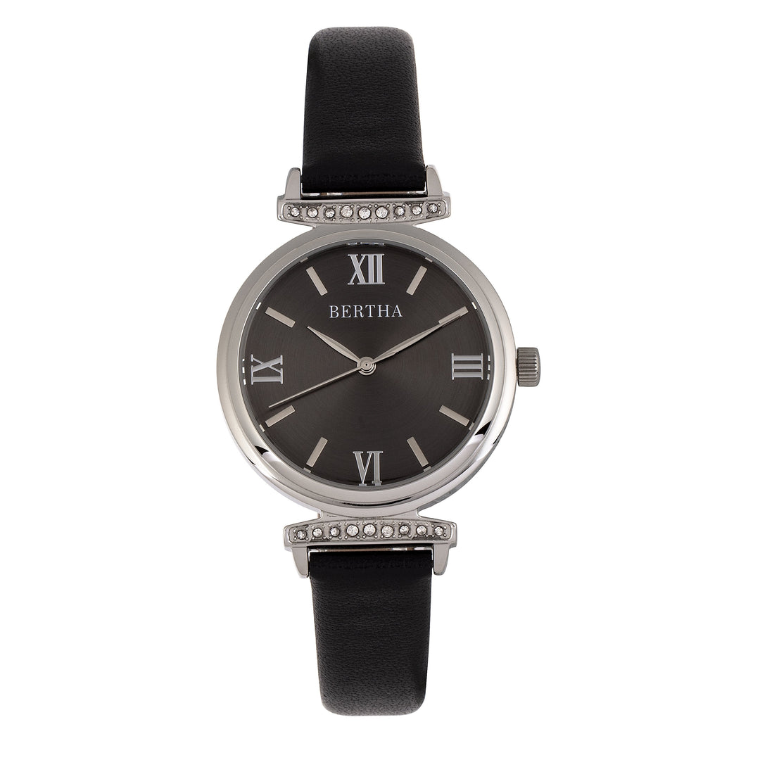 Bertha Jasmine Leather-Band Watch