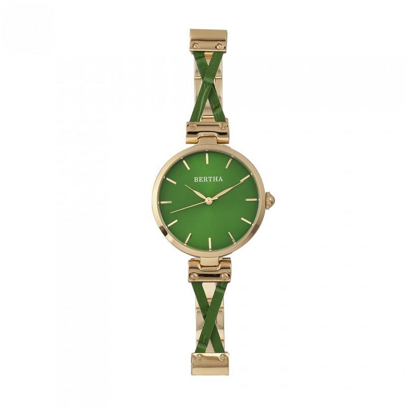 Bertha Amanda Criss-Cross Ladies Watch