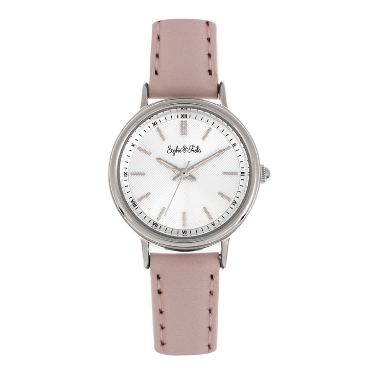 Sophie & Freda Berlin Leather-Band Watch - Light Pink