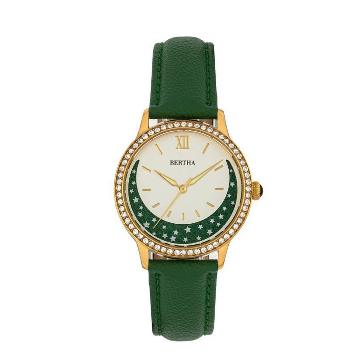 Bertha Dolly Leather-Band Watch